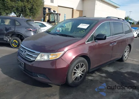 2011 Honda Odyssey Ex-L z USA, uszkodzony, nr VIN 5FNRL5H68BB083928